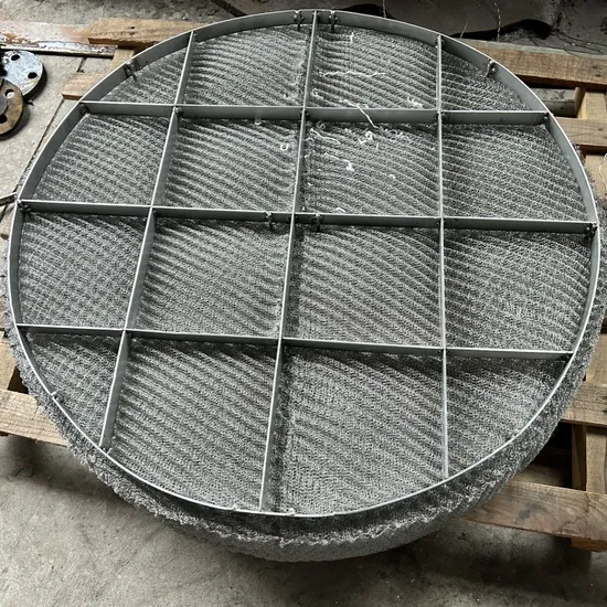 Metal Demister Pad Mist Eliminators Mesh Type Wire Mesh Mist Eliminator